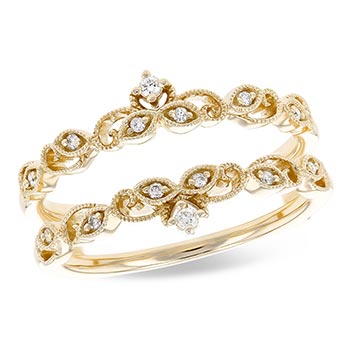 yellow gold wedding band with diamonds